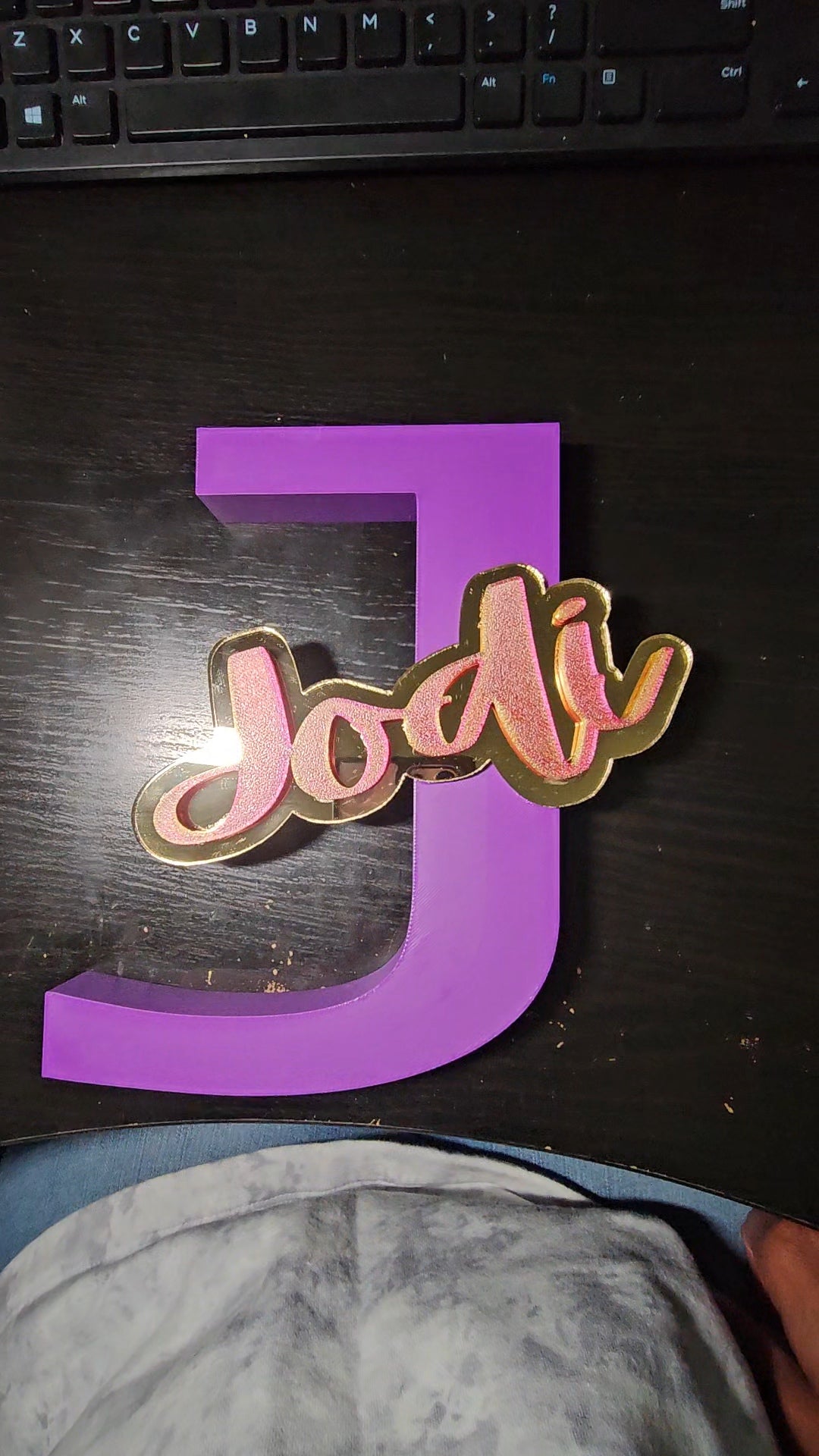 3D Initial w/ Name