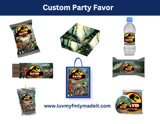 Ultimate Dinosaurs Favor Bundle Template