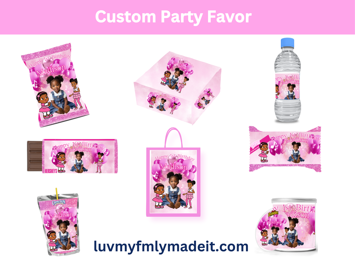 Gracie's Corner Party Favor Bundle Template