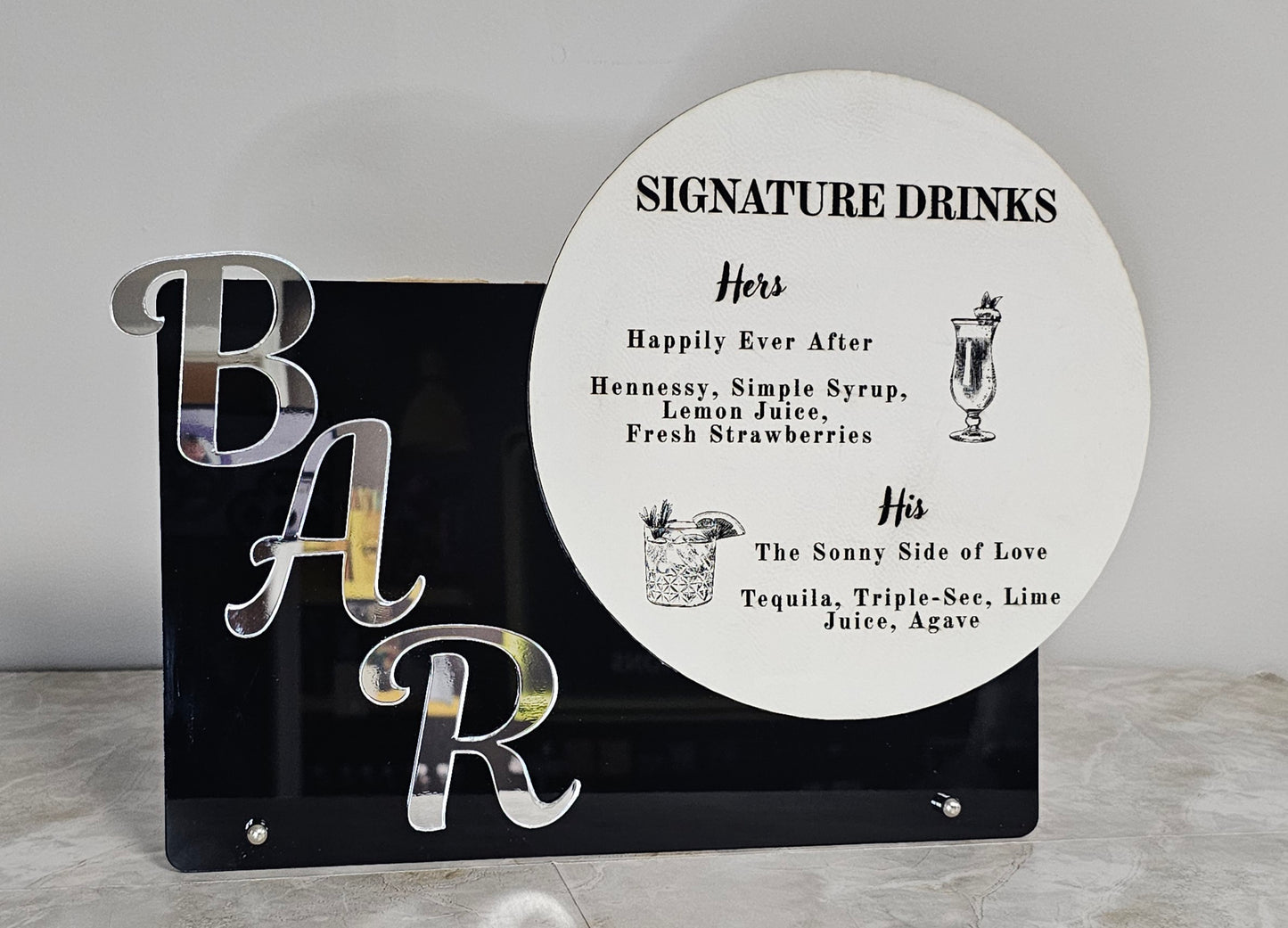 Signature Drink Menu (2D)