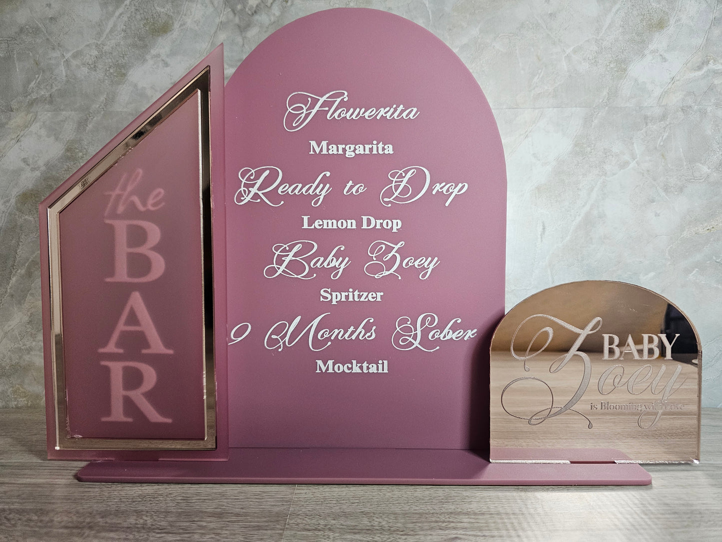 Signature Drink Menu (3D)