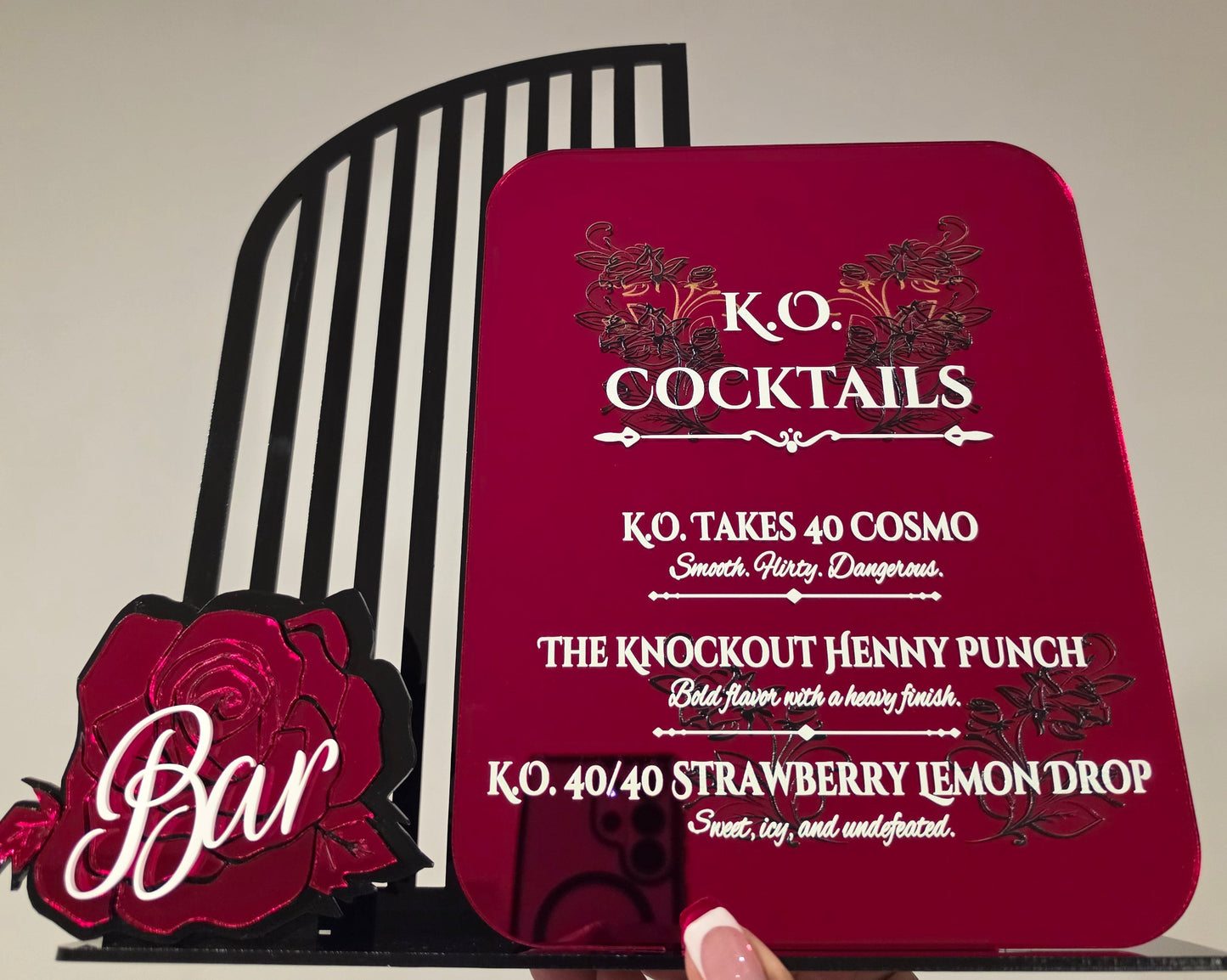 Signature Drink Menu (3D)