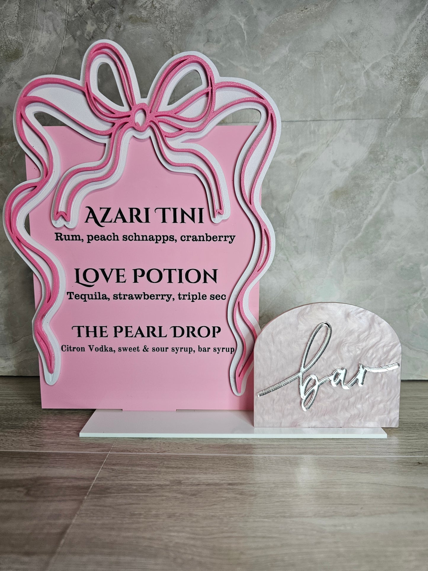 Signature Drink Menu (2D)